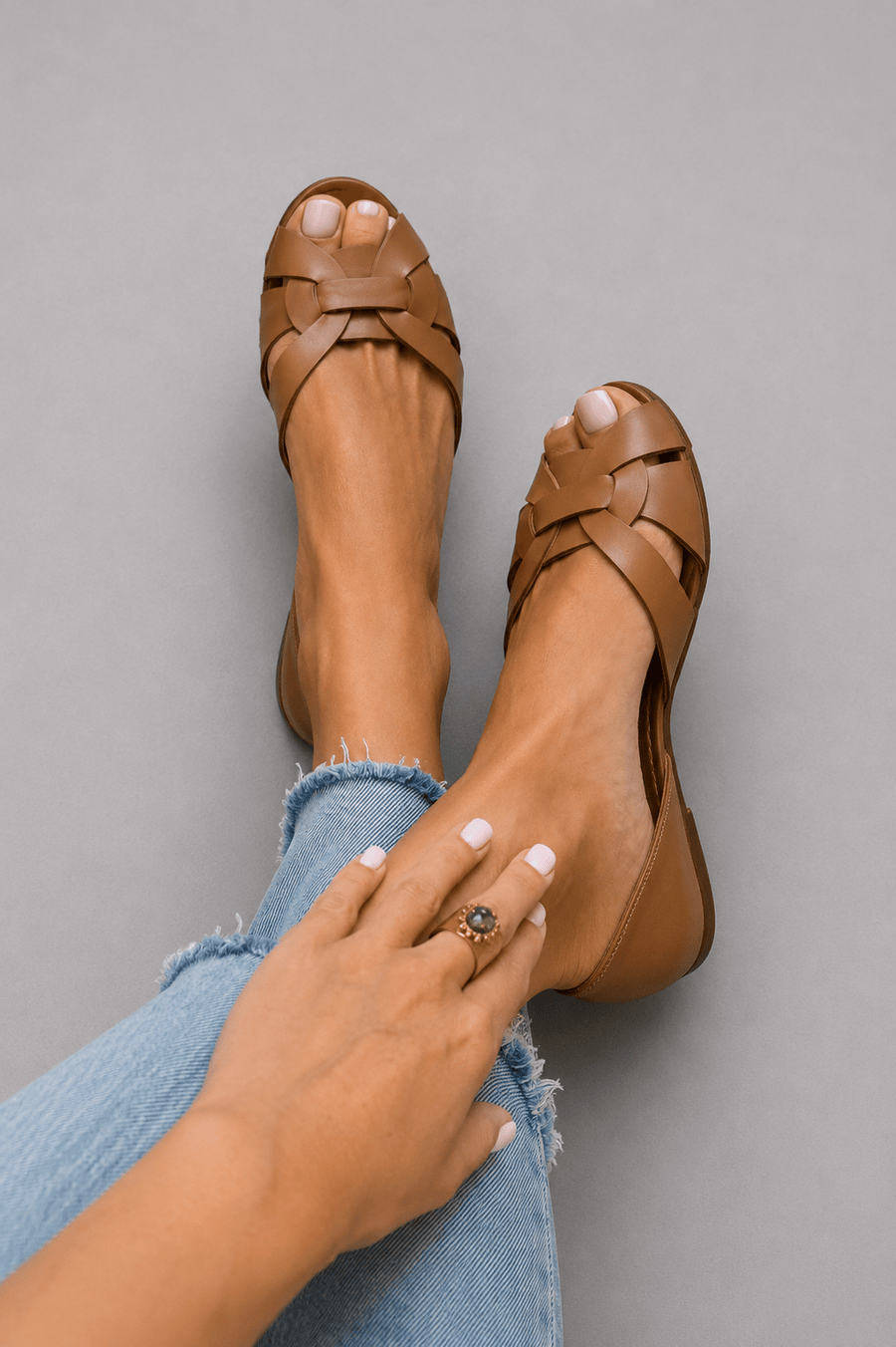 Serafina | Gevlochten Sandalen