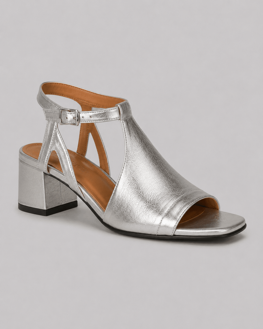 Serena | Zilveren zomer sandalen