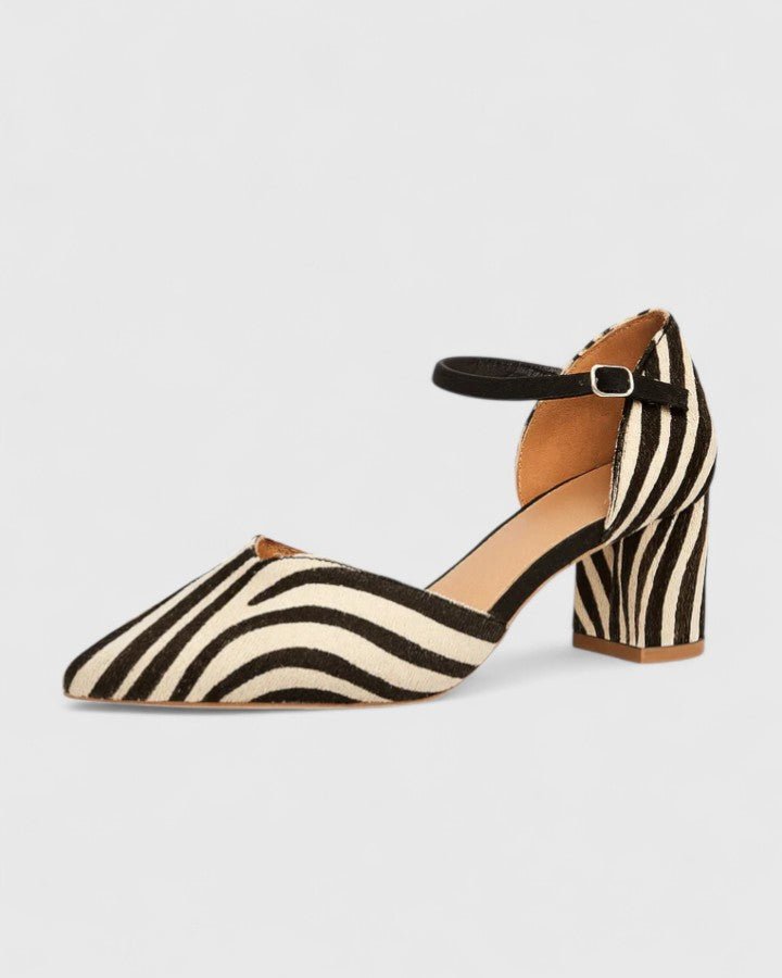 RAQUEL | HOGE SCHOENEN MET DIERENPATROON