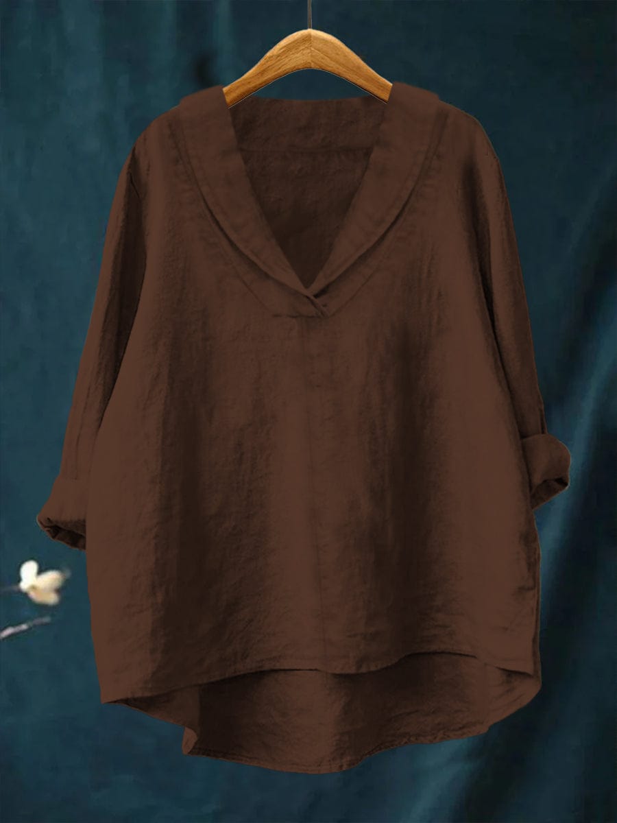 Eske | Ontspannen linnen blouse