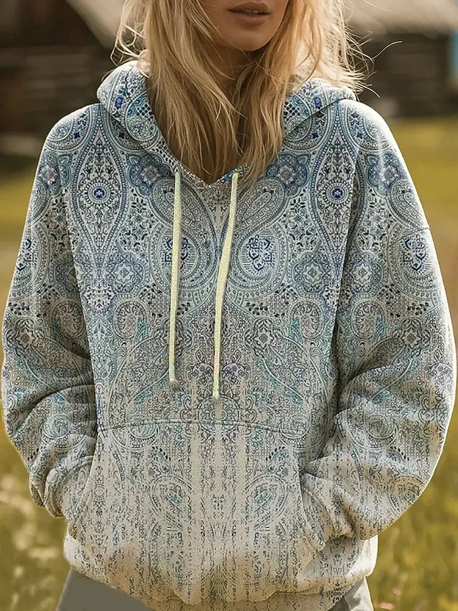 Fennigje | Paisley hoodie trui